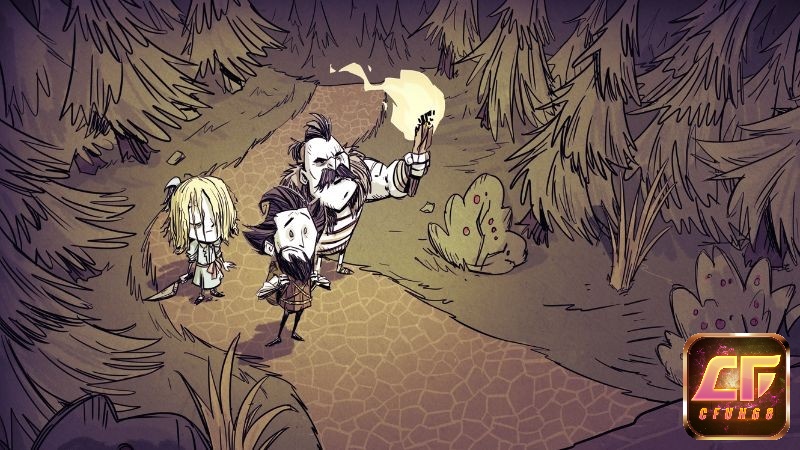 Giao diện hoạt hình độc đáo và gameplay đồng đội thú vị trong Don’t Starve Together