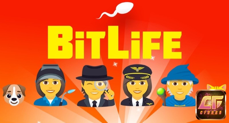 Giao diện mô phỏng cuộc sống bằng văn bản trong BitLife với các lựa chọn quyết định